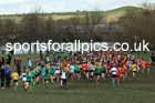 Junior Girls 2024 English Schools Cross Country Champs., Pontefract, March 16th.  Photo: David T. Hewitson/Sports for All Pics